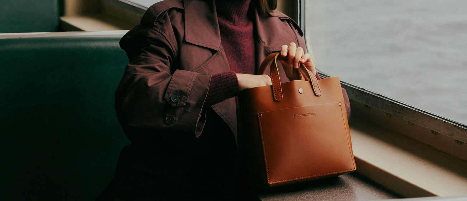 Classic Leather Tote Bag