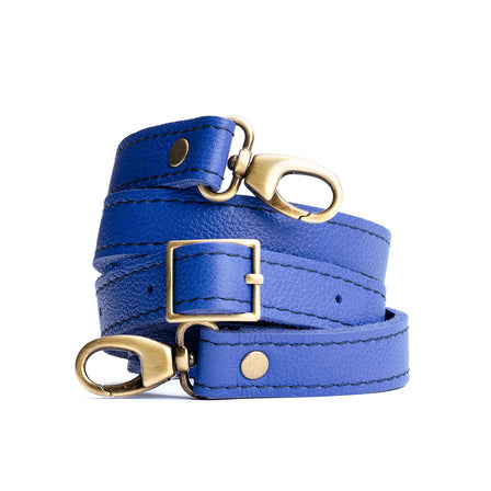 Astro Blue | leather crossbody strap
