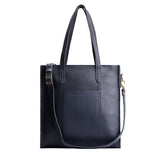 Night Owl North/South | Structured large tote bag with overlapping panels and crossbody strap
