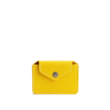 Naples | Small leather wallet with snap closure