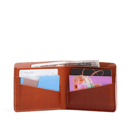 Madrone | Leather bifold wallet with card slots
