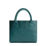 Sea Glass Small | Petite tote purse with structured leather handles and crossbody strap