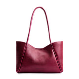 Orchid Medium | Wide tote with leather straps and snap closure