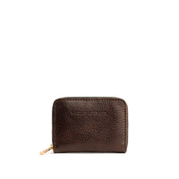 Coldbrew | Small leather wallet with zipper and PLG logo